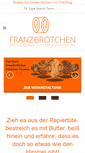 Mobile Screenshot of franzbroetchen.de